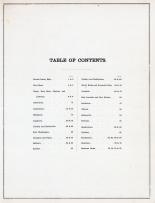 Table of Contents, North Pennsylvania Railroad 1886 Philadelphia - Bucks - Montgomery Counties